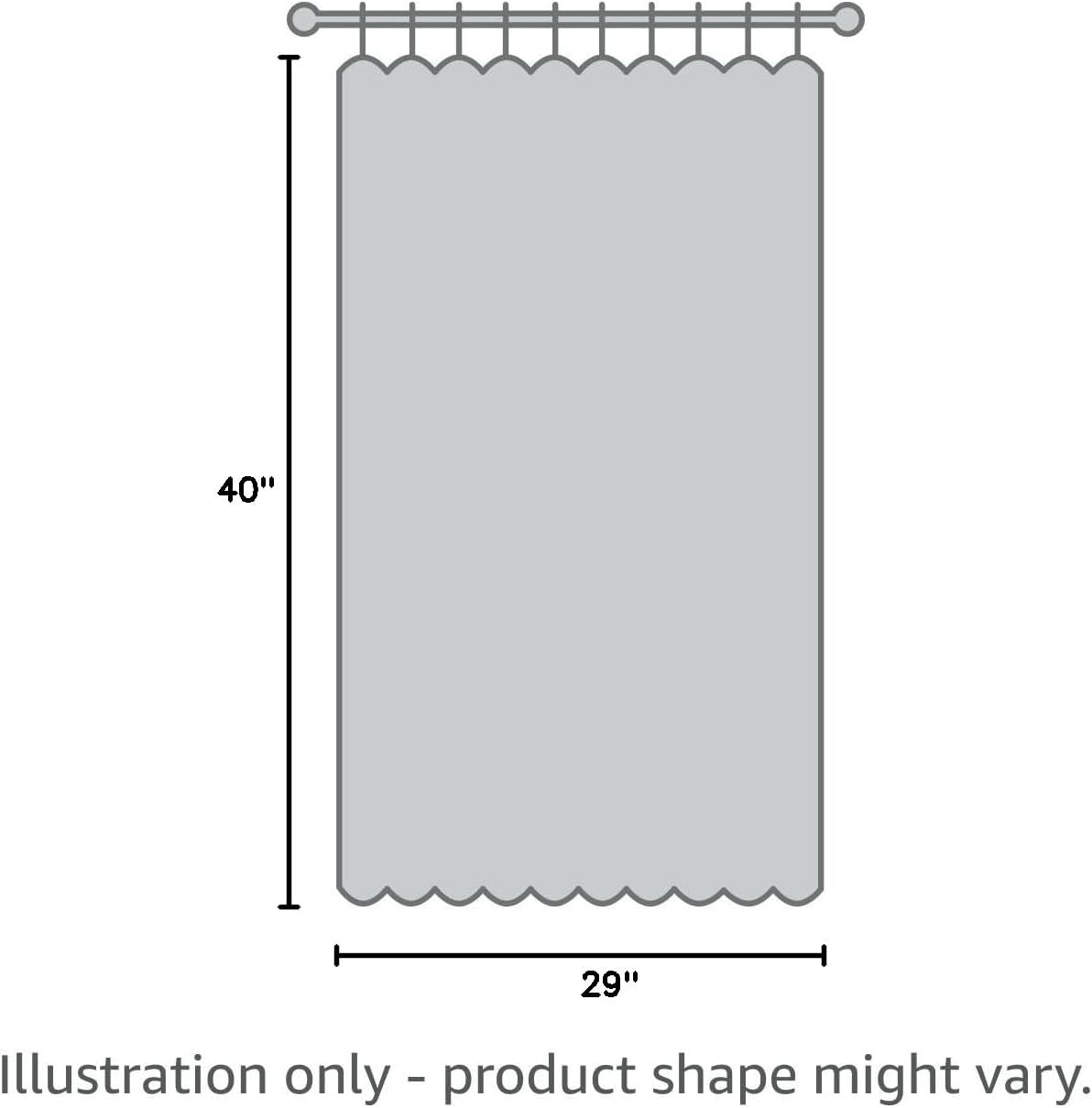 NICETOWN Blackout Window Curtains - Thermal Insulated Drapes, Set of 2, 29x40 Inch, Cappuccino