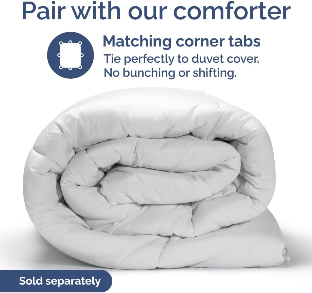 King Pillow Cases Set of 2 | Hotel Quality Duvet Cover - Luxurious, Comfy Bedding - Machine Washable, White