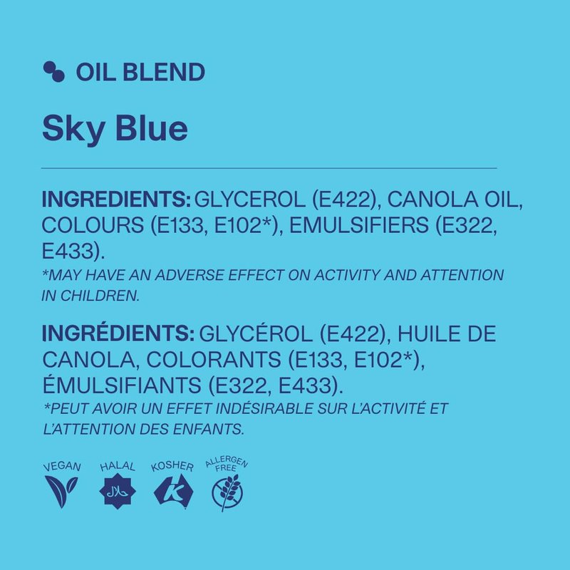 Colour Mill Oil-Based Food Coloring, 20 Milliliters (Sky Blue)