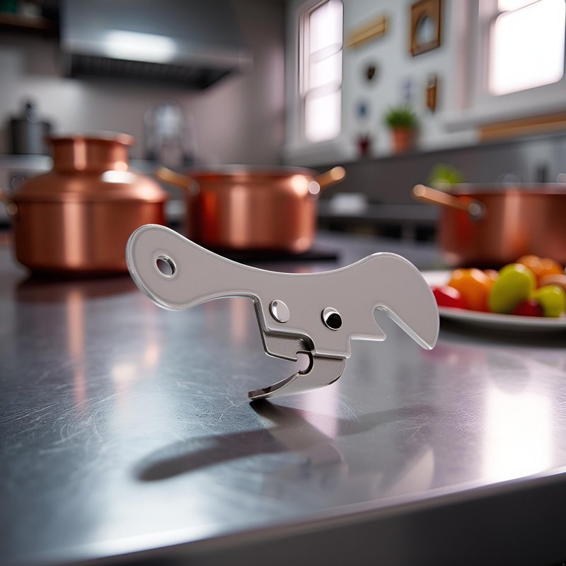 Silver One Size Stainless Steel Can Opener Manual Can Opener Multifunctional Kitchen Accessories, Manual Can Openers