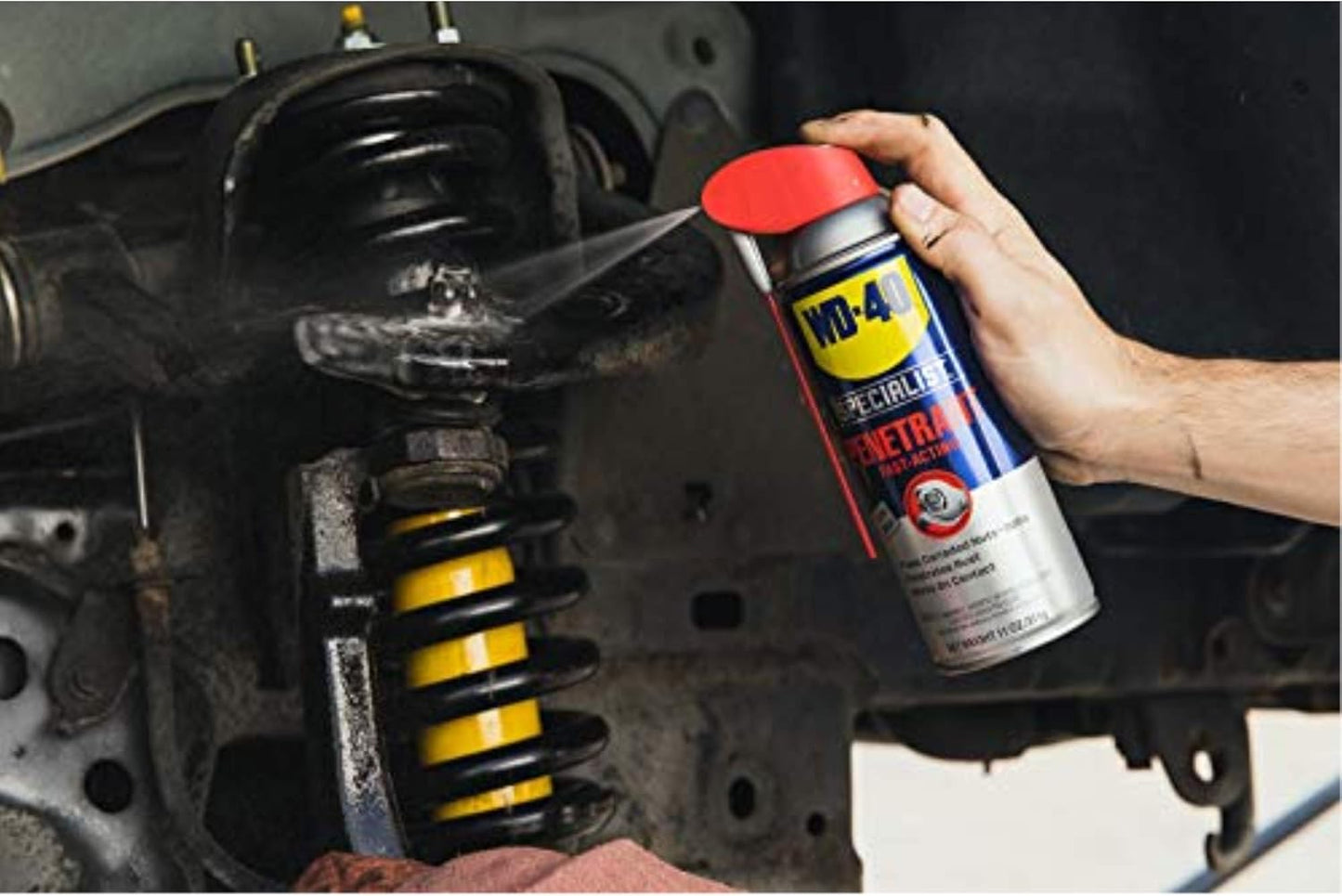 WD-40 Specialist Penetrant - Fast-Acting Formula for Metal, Rubber & Plastic - 11 Oz.