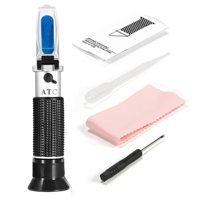 0-32% Brix Meter Refractometer,V-Resourcing Portable Hand Held Refractometer for Sugar Content Test