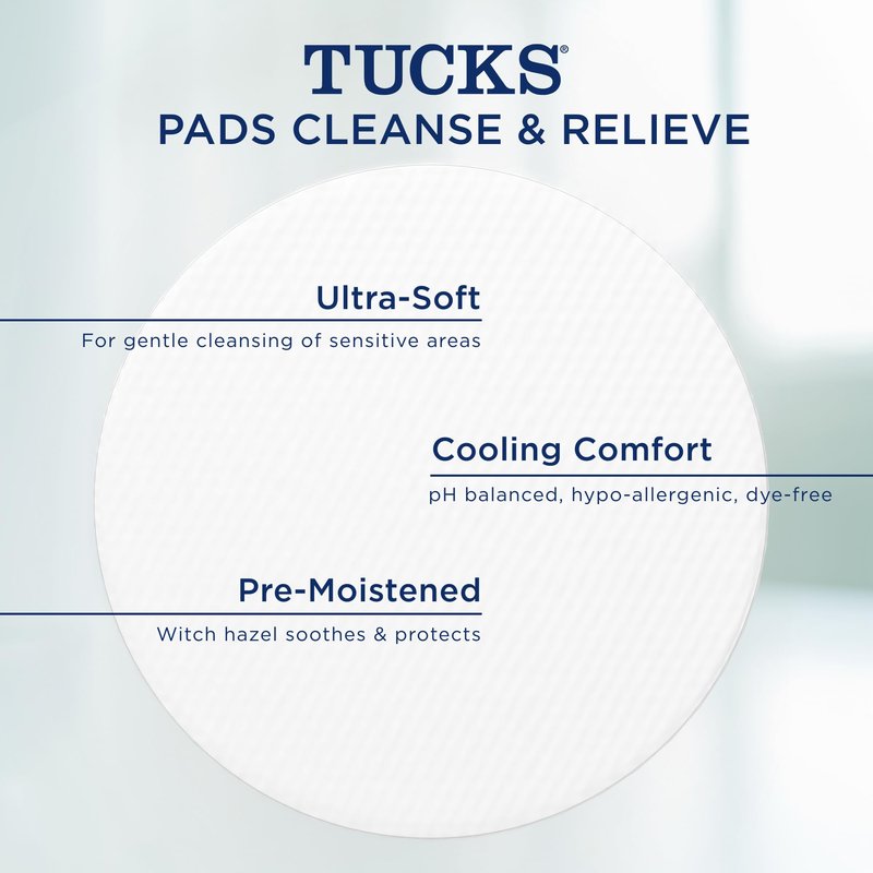 Tucks Multi-Care Relief Kit – 40 Count Witch Hazel Pads & 0.5 oz. Lidocaine Cream - Protects from Irritation, Hemorrhoid Treatment Medicated Pads Used by Hospitals