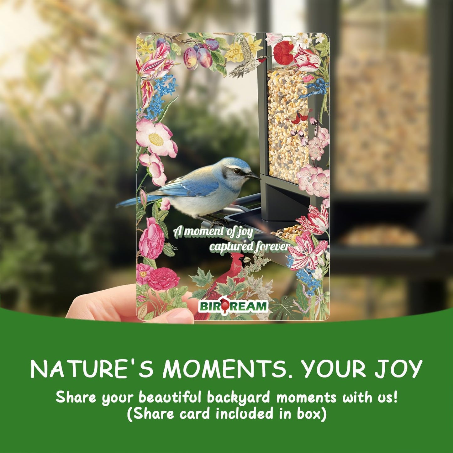 Birdream Bird Feeders - 2 Pack Outdoor Hanging Retro Pagoda Design for Attracting Wild Birds