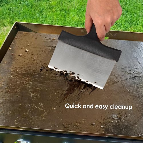 Blackstone Griddle Cleaning Kit - 18-Piece Flat Top Grill Accessories Set with Scraper & Heat-Resistant Mat
