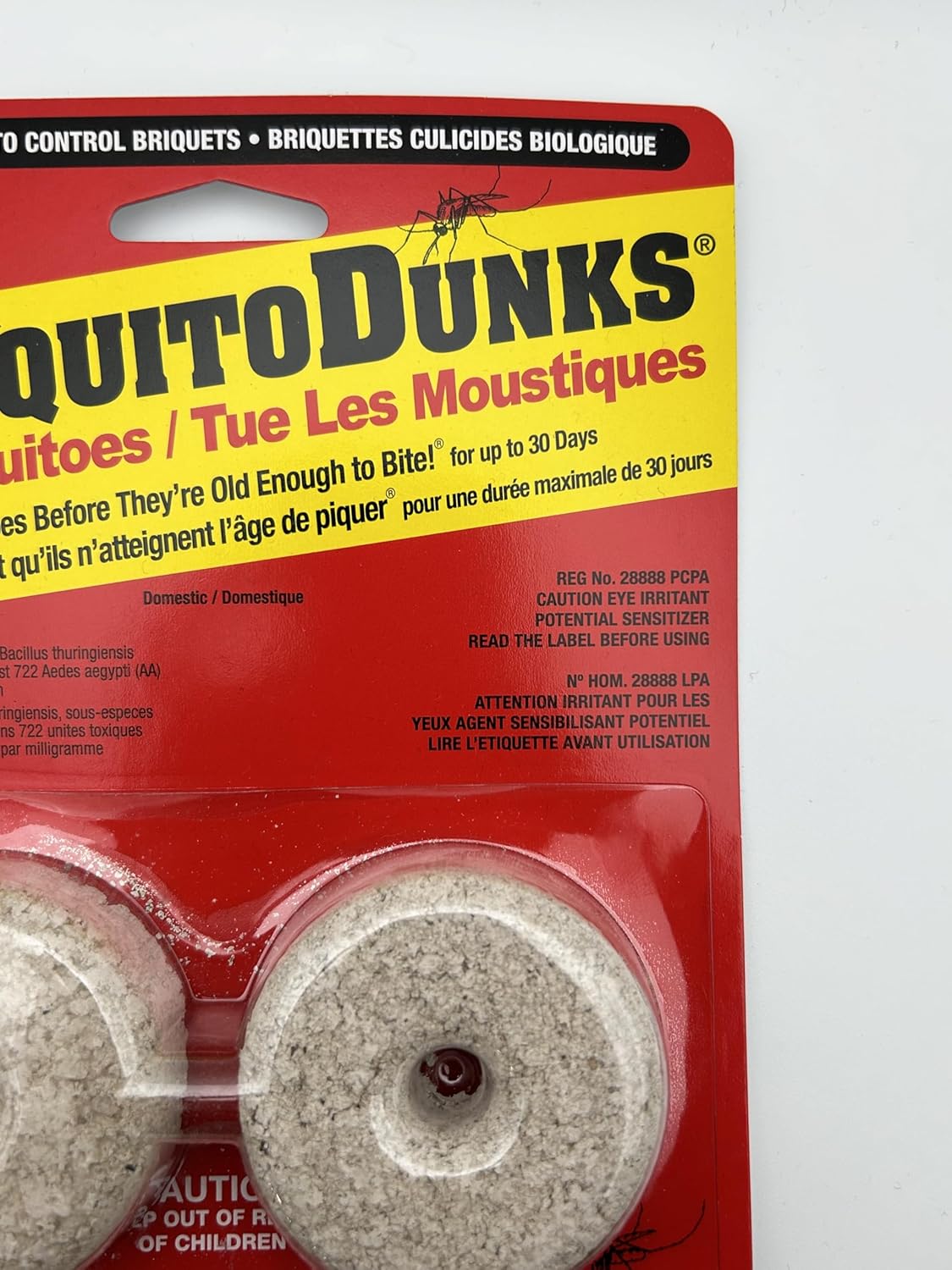 Summit Mosquito Dunks - Effective 2-Pack Natural Larvicide for Mosquito Control