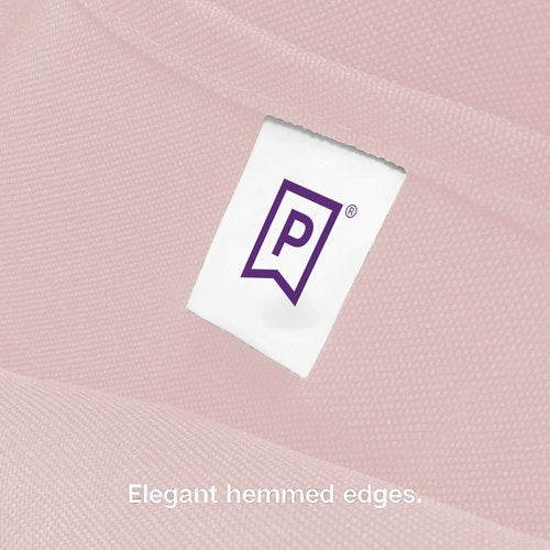Gee Di Moda Rectangle Tablecloth - 60 x 84 Inch Pink Table Cloth for 5 Foot Rectangle Tables - Heavy Duty Washable Fabric - for Holiday Party, Dinner, Weddings, Baby Shower & Events