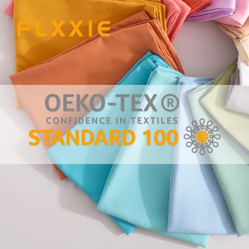 FLXXIE King Pillow Cases - Soft Microfiber Covers with Envelope Closure | Wrinkle & Stain Resistant, 20x36, Coral