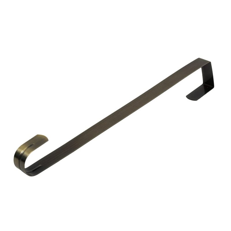 Sattiyrch 12" Wreath Hanger for Front Door,Steel Over The Door Hanger Hook,Wreath Door Hanger (Bronze,1)