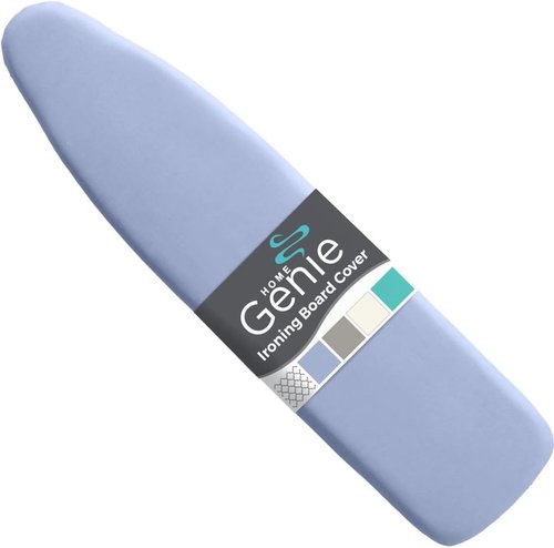 Home Genie Ironing Board Cover - Extra Thick Padding & Scorch Resistant Silicone | 15x54 Full Size, Blue