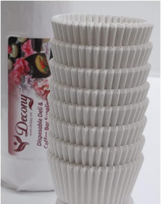 USA Made Cupcake Liners by [Brand Name] - 500 Non-Stick Fluted Baking Cups, Odorless & Quick-Release, 2'' x 1.25''