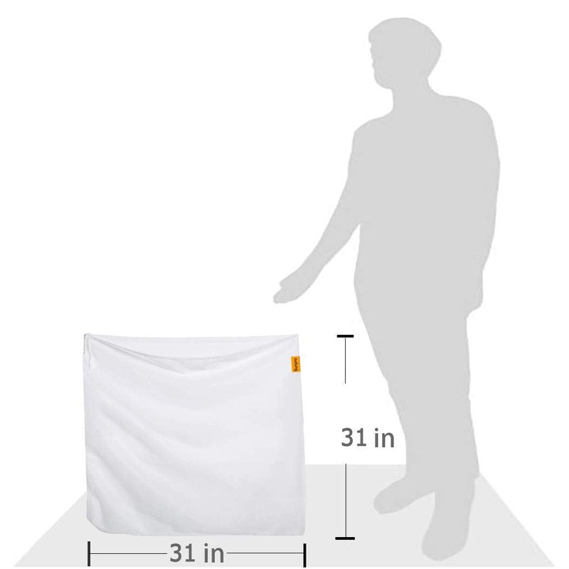 2 Pack Extra Large Brew Bag (31" x 31") - Reusable Fine Mesh Straining Bag for Beer Brewing, Wine & Cider Press - Heavy Duty Nylon Filter Bag with Drawstring, Fits Kettles up to 20" Diameter
