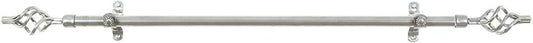 Achim Home Decor Metallo Decorative Window Curtain Rods - Adjustable 48 to 86 Inches, Lightweight & Easy to Install