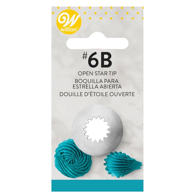 Wilton Decorating Piping Tip, No 6B - Star