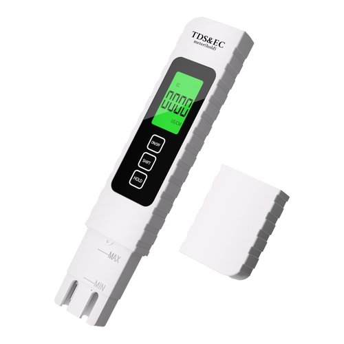 Cxjesin 4 in 1 Digital Water Tester for Drinking Water - Accurate and Reliable TDS EC & Temperature(°C/°F) Meter - 0-9999 ppm - for Drinking Water, Aquarium, Hydroponics, Pool, Etc