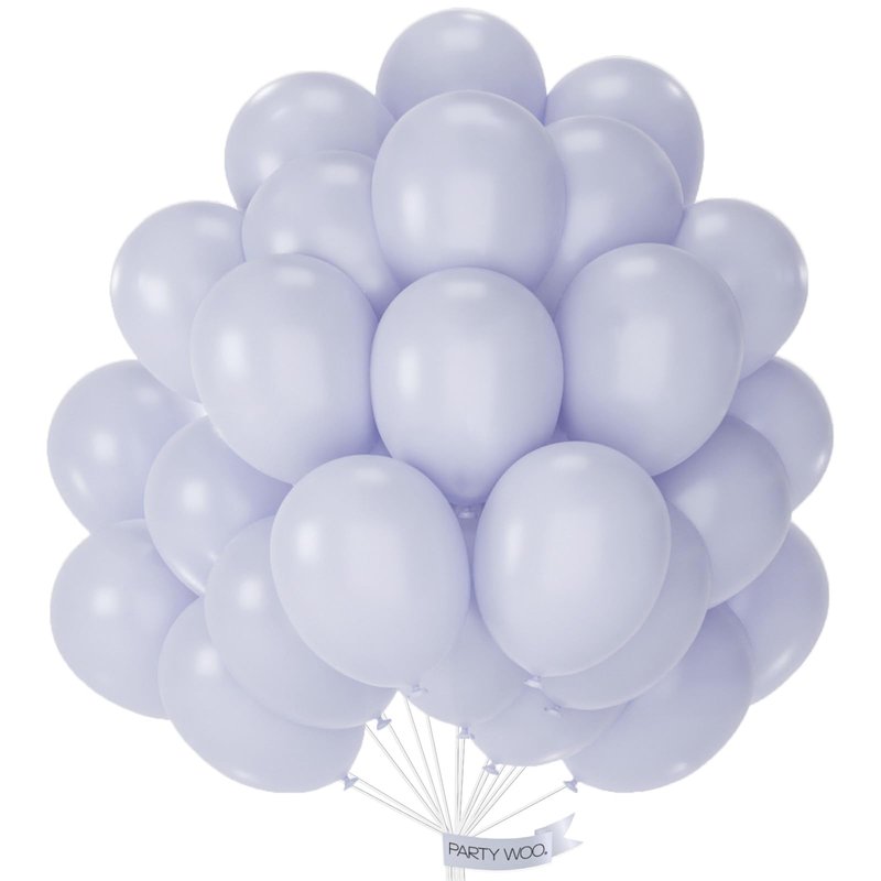 PartyWoo Dusty Blue Balloons 50pcs 12 Inch Slate Blue Boho Neutral Latex Helium Balloons for Baby Shower Wedding Graduation Anniversary Retirement Cat Tornado Birthday Party Decorations Blue-F51