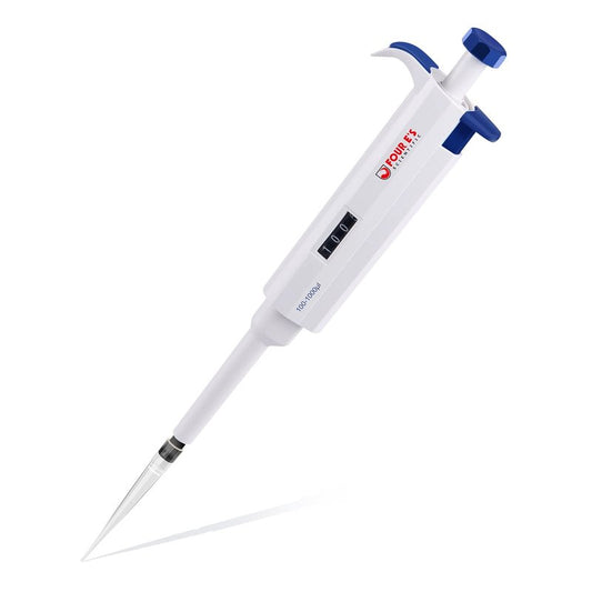 1000uL Micropipette, 1mL Lab Single Channel Micro Pipettes, Adjustable Variable Volume for Liquid Laboratory Scientific School
