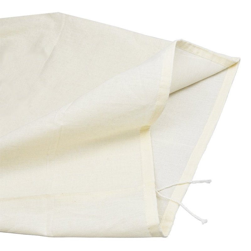 Pinfox Reusable Cotton Muslin Straining Bag Fine Mesh Food Strainer Filter Bags for Nut Milk, Juice, Tea, Cheesecloth, Yogurt, Home Brewing, Hop Bags (13.78" x 9.84")