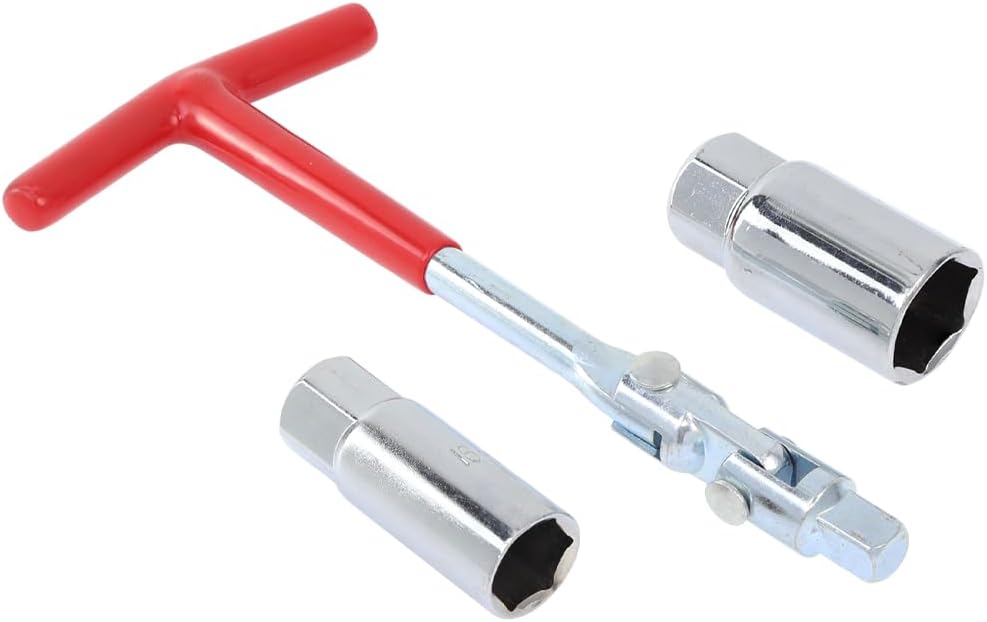 Skiennix Spark Plug Socket Wrench - T-Handle Design for 5/8" & 13/16" Sockets | Ideal for Motorcycles & Lawn Mowers