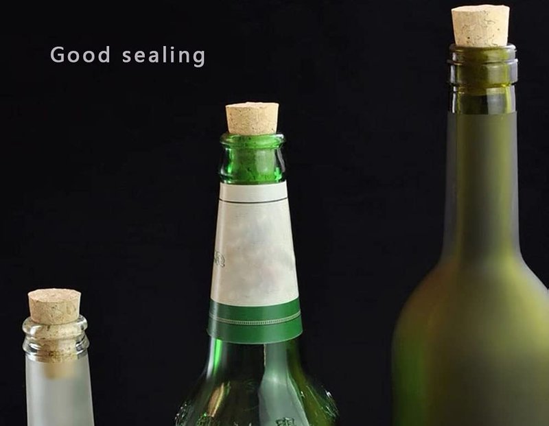 Aliotech 10PCS Natural Soft Wood Corks Tapered Wooden Bottle Stopper