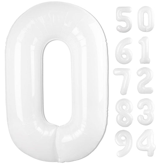 White Number 26 Balloon 40 inch, 26 Number Balloons, 26th White Birthday Decorations for Girls Boys 26 Year Old Party Supplies