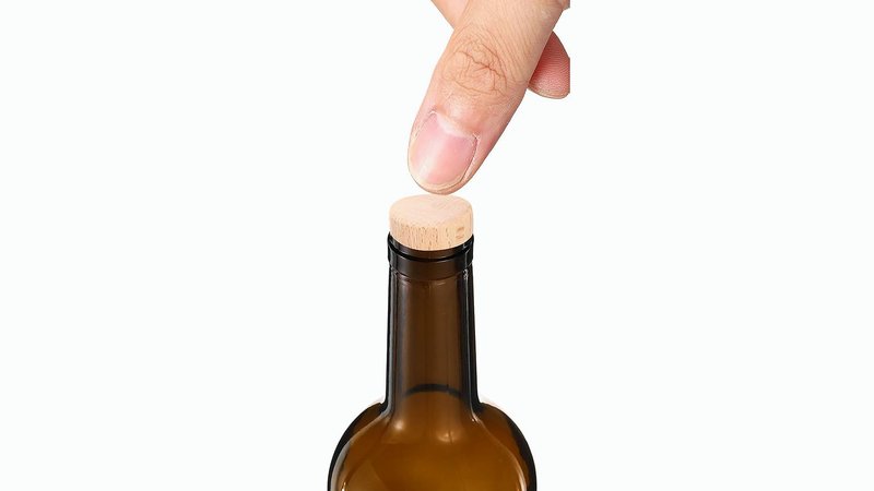 Wooden wine bottles, natural cork wine sealers, replace wine and Christmas parties, family gatherings, bars, and preserve the freshness of wine