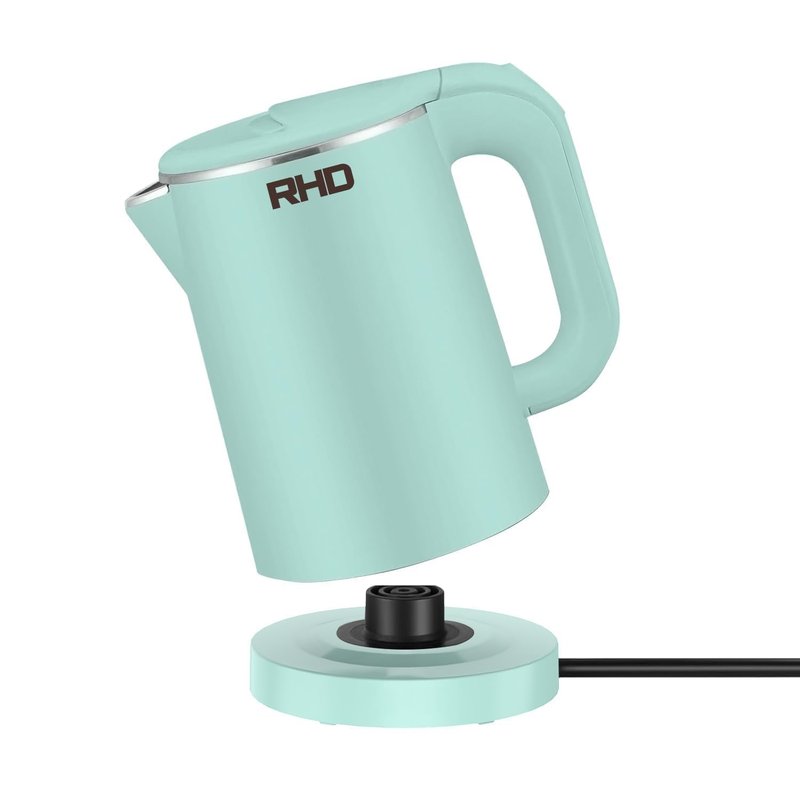 0.8L Small Electric Kettles for Boiling Water, Stainless Steel Mini Travel Kettle, 1000W Fast Boil Teapot, Boil-Dry Protection & Auto Shut-Off, Perfect For Traveling Cooking, Coffee, Tea, Eggs(Green)