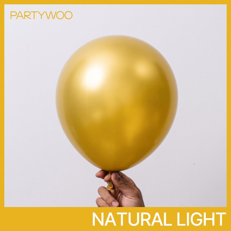 PartyWoo Metallic Gold Star Balloons 110pcs Different Sizes 18 12 10 5 Inch Pack 22 Inch Gold Spike Star Explosion Foil Mylar Balloon Arch Kit for Birthday Engagement Party Decorations Gold-G101