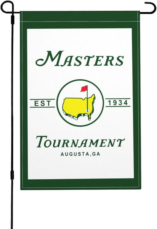 Masters Garden Flag - 12x18 Inch National Golf Design for Home Decor