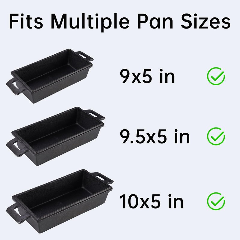 NiHome 4-Pack Silicone Bread Loaf Pan Liners, Reusable and Nonstick Silicone Bread Sling, Fit for 9x5, 9.5x5, and 10x5 Inch Loaf Pans, Dishwasher Safe, Easy to Clean (Brown)