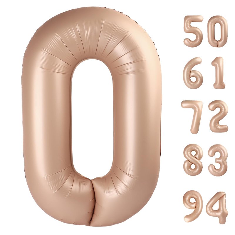 Light Brown Number 20 Balloon 40 inch, Tan 20 Number Balloons, Khaki 20th Sandy Brown Birthday Decorations, Beige 20 Year Old Girls Boys Light Brown Party Supplies