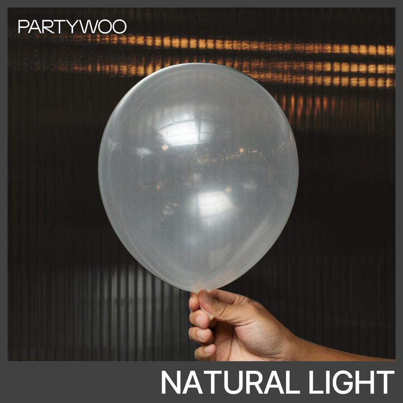 PartyWoo Clear Balloons 140pcs Different Sizes of 18 12 10 5 Inch Transparent Balloon Arch Kit for Graduation Wedding Baby Shower Bridal Shower Anniversary Birthday Party Decorations Clear-Y2