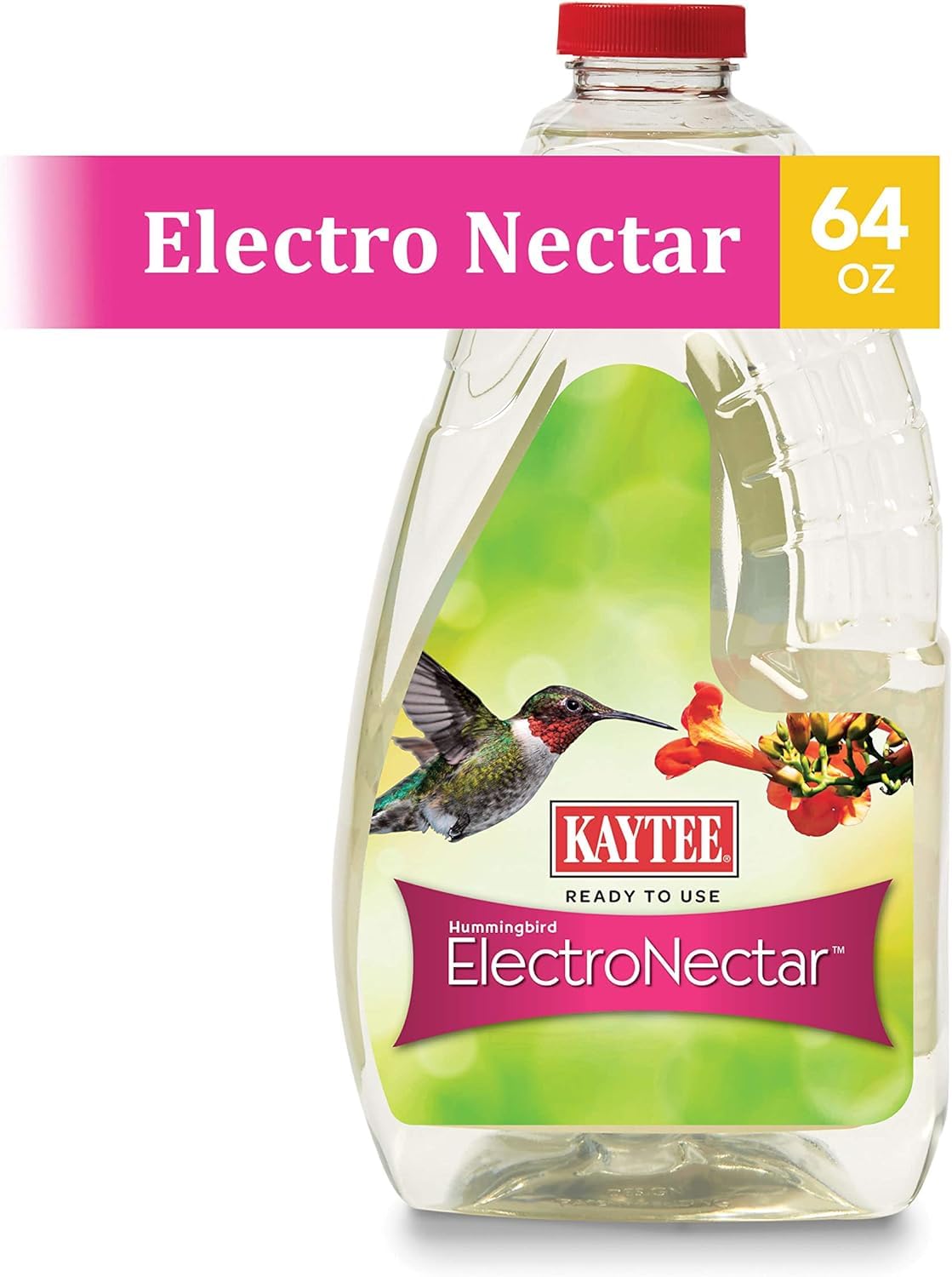 Kaytee Electro Nectar - Ready-to-Use 64oz Liquid | Hydrating Formula for Birds - 2-Pack