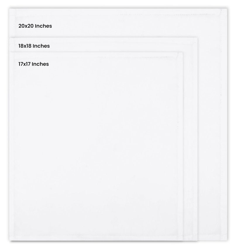 Utopia Home White Cloth Napkins (12 Pack, 18x18 Inches), Ideal Dinner Napkins for Party, Wedding and Lunch/Dinner
