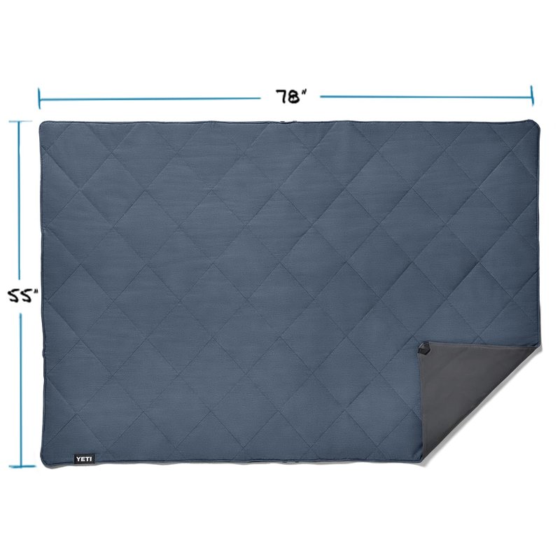 YETI Lowlands Blanket, Multi-Use Blanket with Travel Bag, Navy