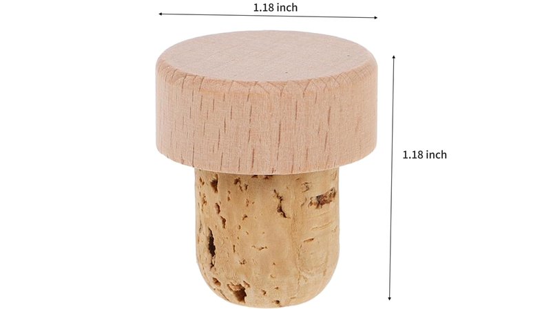 Wooden wine bottles, natural cork wine sealers, replace wine and Christmas parties, family gatherings, bars, and preserve the freshness of wine