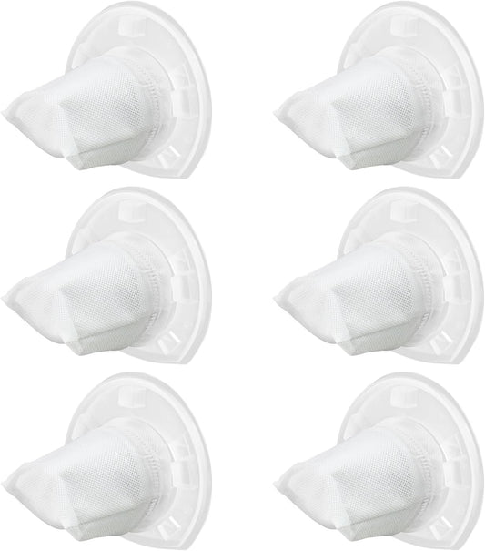 Black and Decker 6-Pack Filter Replacement - Compatible with Dustbuster Cordless Vacuums | CHV1410L, CHV9610, CHV1210