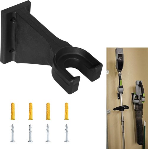 EGO Power | Premium Heavy-Duty Wall Hanging Holder for Garden Tools - Holds Up to 250lbs, 4-Hole Design