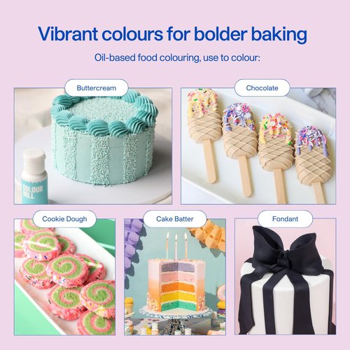 Colour Mill Oil-Based Food Coloring, 20 Milliliters (Lilac)