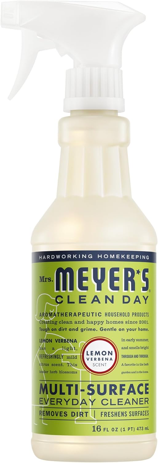 Mrs. Meyer's Clean Day Multi-Surface Cleaner - Lemon Verbena Scent | 16 Fl Oz Bottle