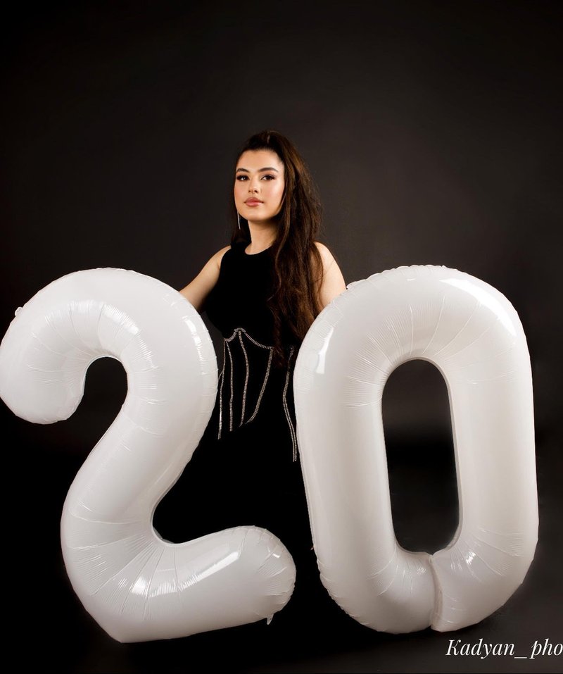 White Number 16 Balloon 40 inch, 16 Number Balloons, 16th White Birthday Decorations for Girls Boys 16 Year Old Party Supplies