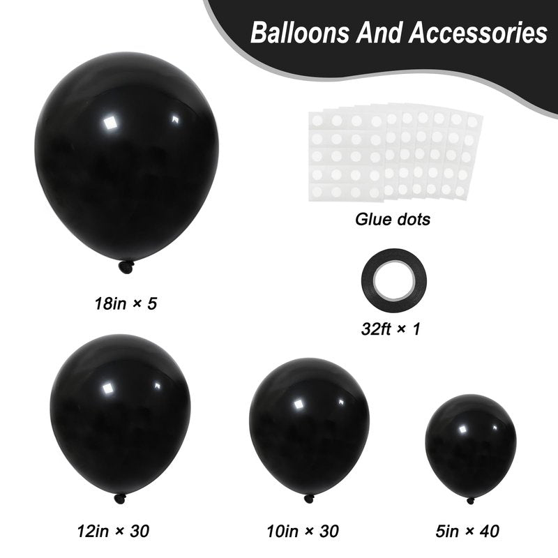 RUBFAC Burnt Orange Balloons Different Sizes 105pcs 5/10/12/18 Inches for Garland Arch, Premium Latex Balloons for Birthday Party Baby Shower Wedding Graduation Party Decoration