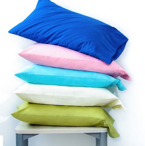 FLXXIE Pillow Cases - Soft Microfiber Standard Size Pillow Covers | Wrinkle & Stain Resistant, 20x26, Purple - 2 Piece Set