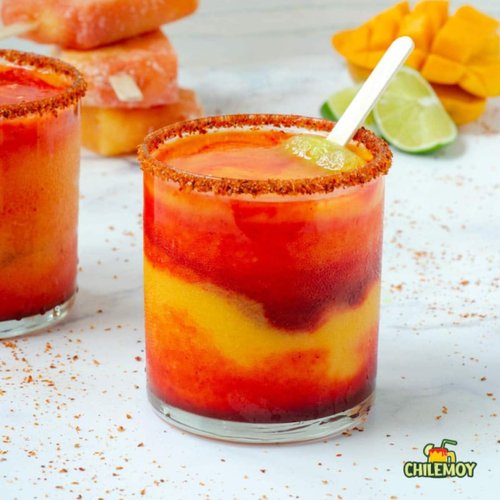 CHILEMOY Rim Dip Chamoy | Handcrafted Mexico | Chamoy Rim Paste for Cocktails, Beer, Seltzer, Michelada Rim Dip | Tajin Rimmer for Cocktails 8oz Mango