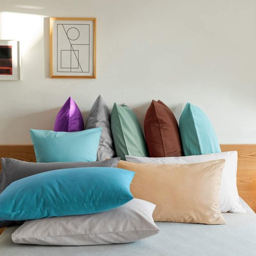 FLXXIE Pillow Cases - Soft Microfiber Standard Size Pillow Covers | Wrinkle & Stain Resistant, Navy, 20x26 (2 Pack)