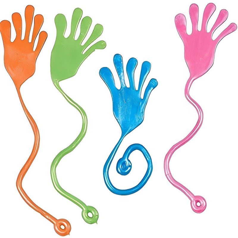 Tuko 20PCS Sticky Hands, Sticky Finger, Kids' Party Favor Sets, Fun Toys, Party Favors, Wacky Fun Stretchy Sticky Hands, Halloween Party Favors, Birthday Parties, Toys for Sensory Kids,20PCS