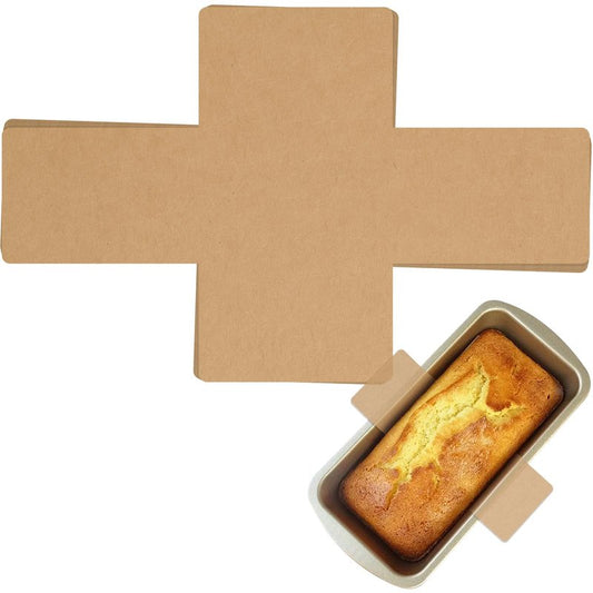 Numola Parchment Paper Loaf Pan Liners, Non-Stick Baking Paper Sheets for 8.5x4.5/ 9x5/10x5 Inch Pans, Double-Sided Unbleached Easy-Release Paper for Banana Bread, Meatloaf, Toast-100 Pack