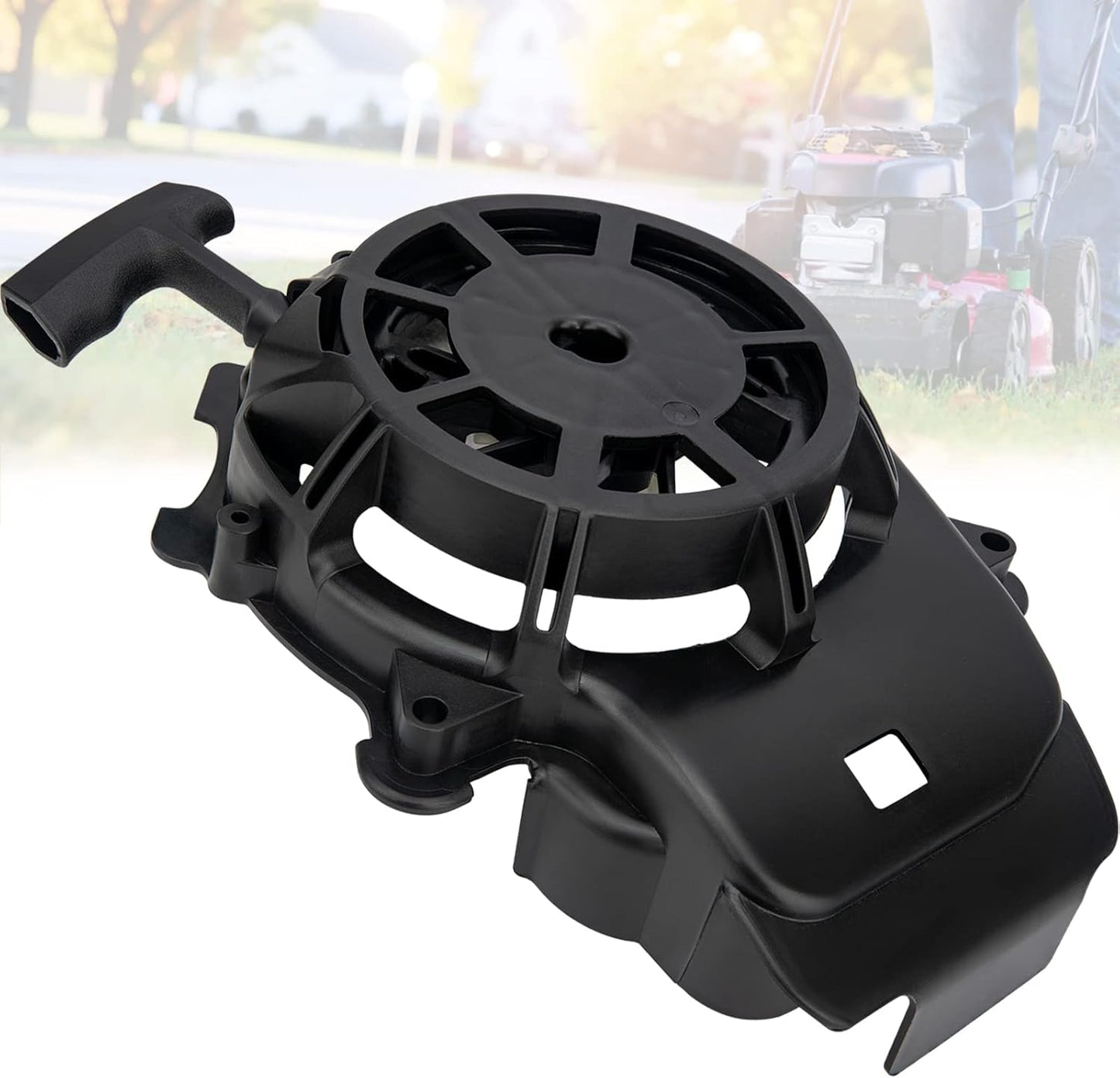 ZMCYNG Recoil Starter Assembly - Fits 093J02, 103M02, 103M05, 104M02 Lawn Mowers | Black