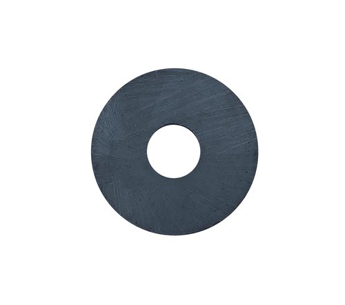 Creative Hobbies 29 Piece Strong 1.25 Inch Donut Round Ceramic Ferrite Ring Magnets, with 3/8" Center Hole x 3/16" Thickness - Ideal for Use on Refrigerator, Whiteboard, Arts Science Project, Crafts