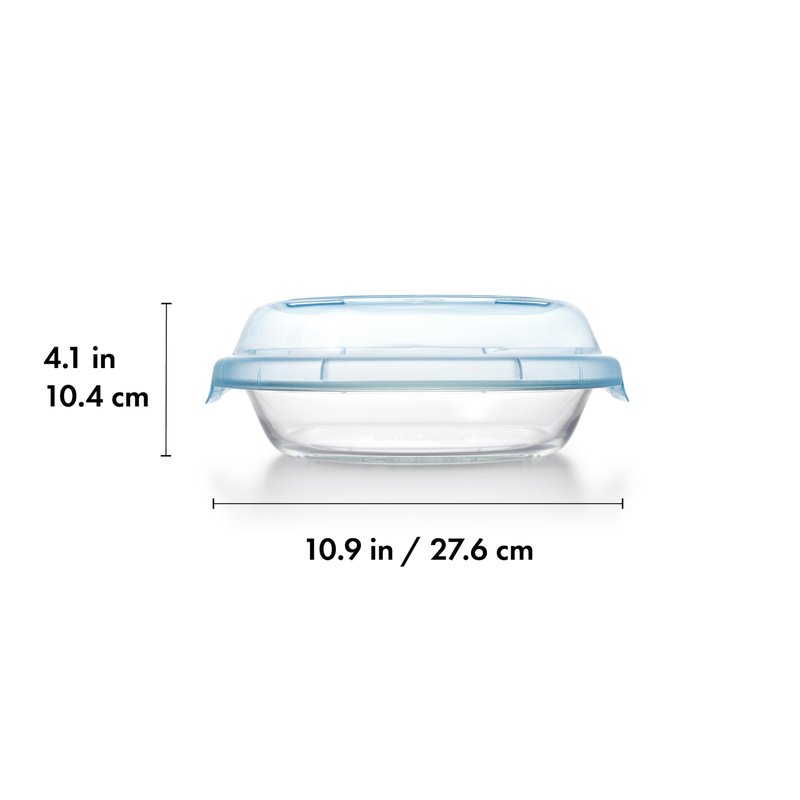 OXO Good Grips GLASS PIE PLATE WITH LID